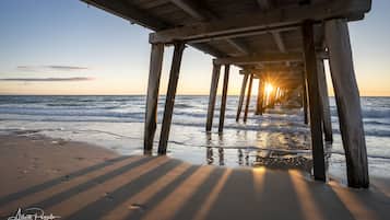 Beach nearby, white sand