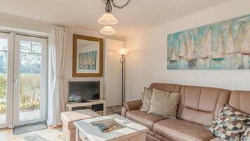 Televisión, reproductor de DVD y estéreo