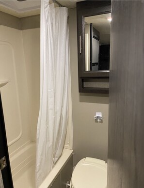Bathroom - Relaxing Night Stay Near DFW Airport (RV Rental with Delivery & Pick Up Only) (Hurst)