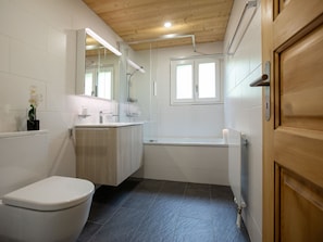 Hair dryer, towels