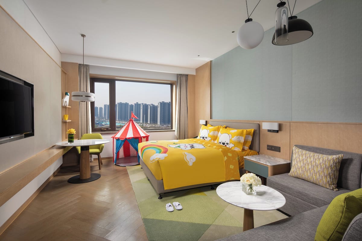 Couette en duvet d'oie, surmatelas, coffres-forts dans les chambres