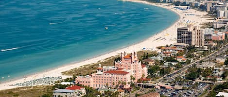 Beach nearby, beach towels, motor boating, fishing