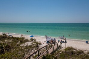 Beach nearby, beach towels, motor boating, fishing
