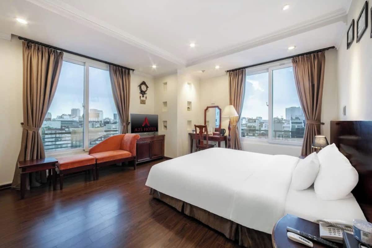 Deluxe Suite Double | Bar mini, peti besi dalam bilik, langsir/tirai gelap terus