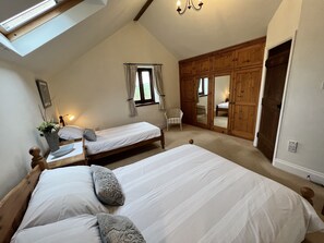 2 bedrooms, iron/ironing board, travel crib, WiFi