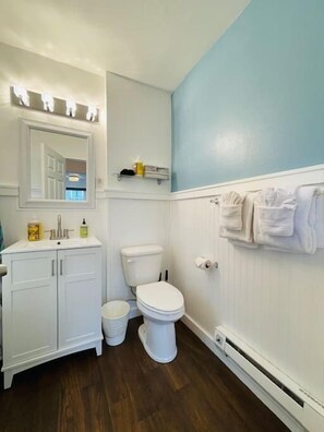 Séchoir à cheveux, serviettes fournies