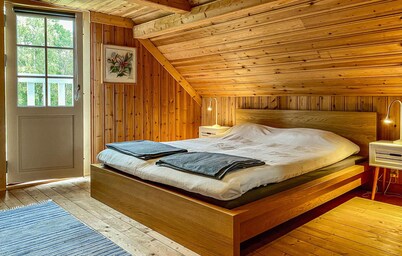 Lovely home in Sexdrega with sauna