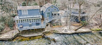 Large Rustic River House @ Ellijay w HOT TUB