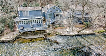Large Rustic River House @ Ellijay w HOT TUB