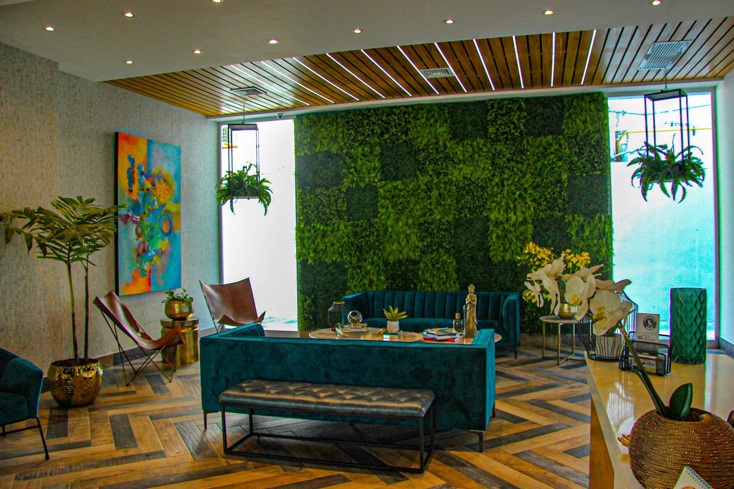 Lobby sitting area