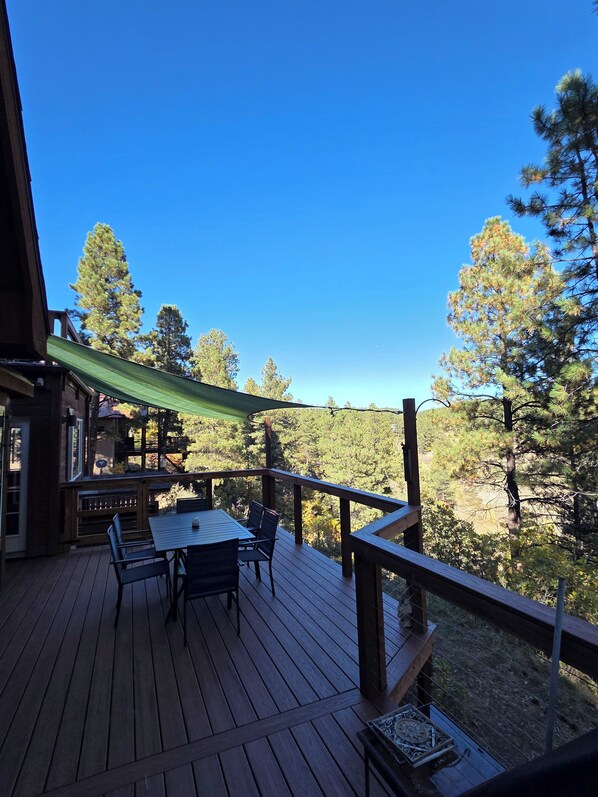Outdoor dining - "The Lodge" At Pagosa's Dutton Canyon/Hot Tub/Gas FP Stove/Pool Table/Pets (Pagosa Springs)