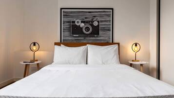 2 kamar tidur, setrika/meja setrika, Wi-Fi, dan seprai linen