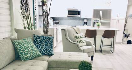 Newly Furnished! Minutes from beach, heated private pool, Elegant and Coastal!