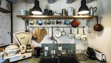 Superior Cottage, Ensuite, Garden View (Grand) | Private kitchen