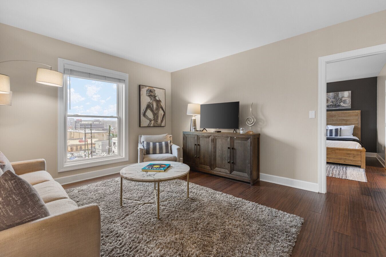 1 soveværelse, skrivebord, strygejern/strygebræt, gratis Wi-Fi