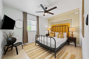 2 makuuhuonetta, silitysrauta/-lauta, Wi-Fi, vuodevaatteet