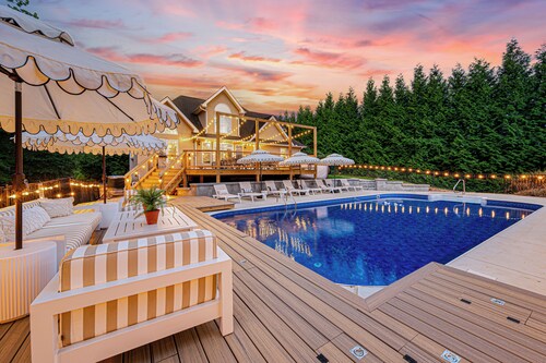 Newly Renovated Luxury Home w/ Pool, Hot Tub & Game Room | 20 Mins to Downtown AVL