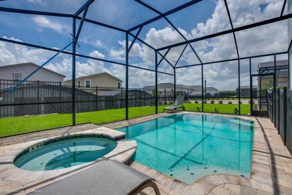 Indoor pool, outdoor pool
