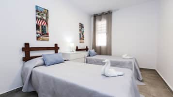 4 habitaciones, wifi gratis y ropa de cama
