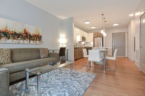 Luxury Apartment, 1 Bedroom | Living area