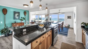 Private kitchen - Oceanfront Mokuleia Home with Stunning Views (Waialua)