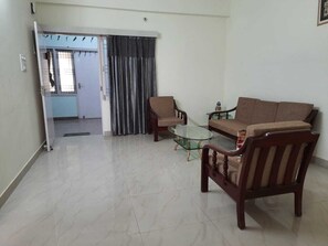 Interior - Smartly laid two bedroom apartment with kitchen ,simply furnished for homstay (Varanasi)