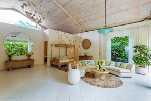 Villa, 2 Bedrooms | Living area | 32-inch LED TV with cable channels, TV - AV Villa Casabola (Seminyak)