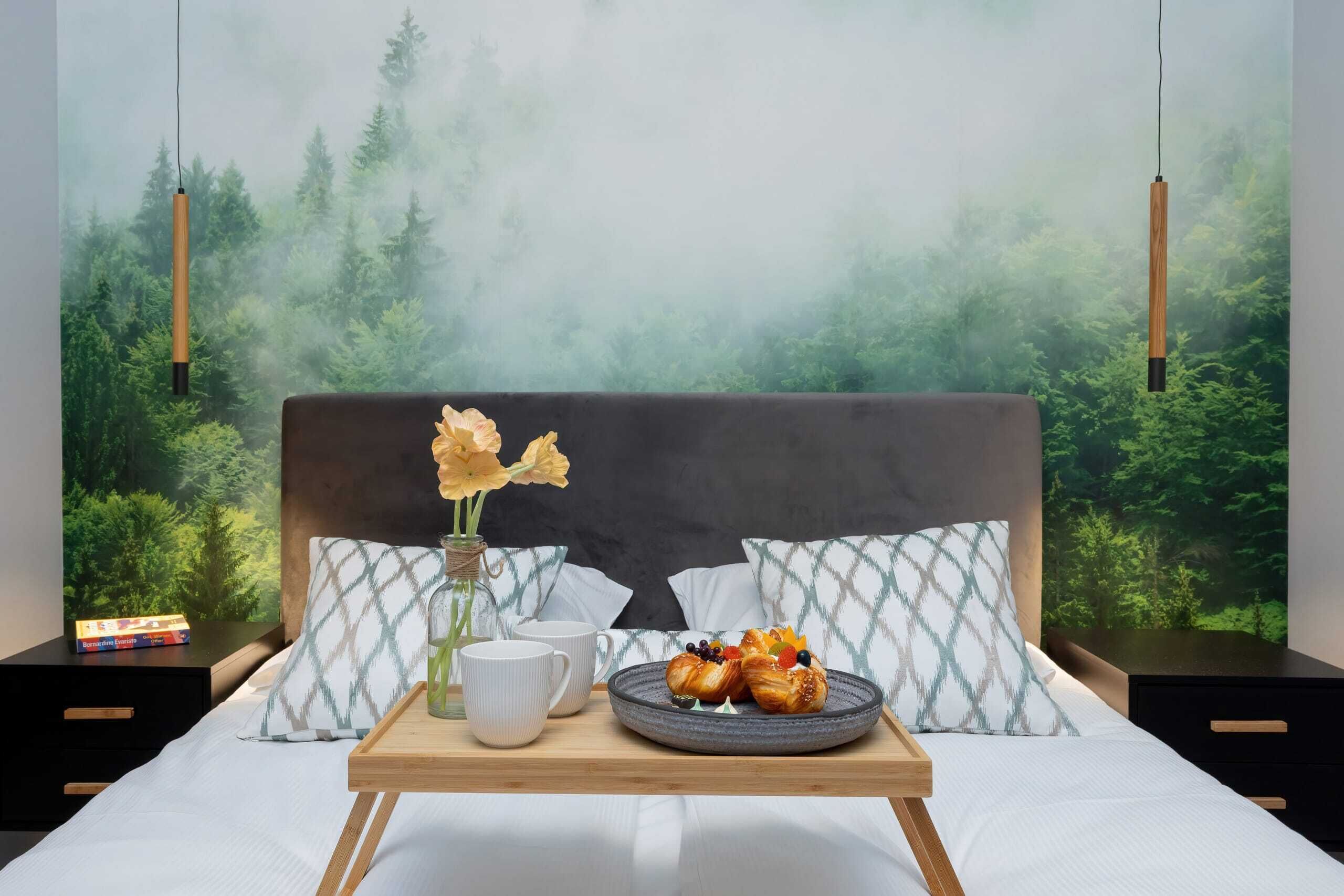 1 غرفة نوم ومكواة/لوح كي وواي فاي وملاءات أسرّة