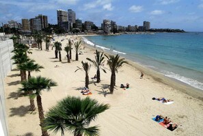 En la playa 