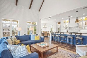 Smart TV, fireplace, books, stereo - Glam 3-Story @ Cinnamon Shore South w/ Beach, Pool & Great Amenity Access (Port Aransas)