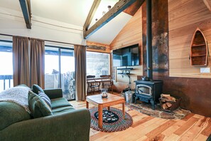 スマートテレビ、暖炉、DVD プレーヤー