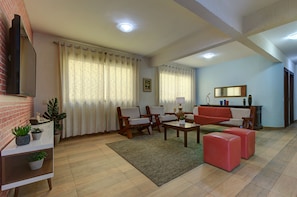 Chalet | Living room - Casa 25pessoas c piscina Porto das Dunas (Aquiraz)