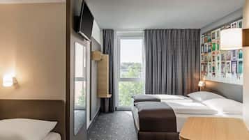 Bureau, chambres insonorisées, Wi-Fi gratuit