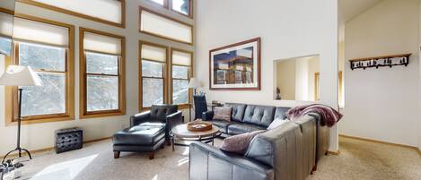 TV connectée, cheminée, lecteur de DVD, espaces bureaux