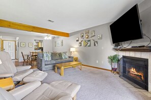 Smart TV, DVD player - Walk-in Golf Condo at Pointe Royale Resort with Covered Patio (Branson)
