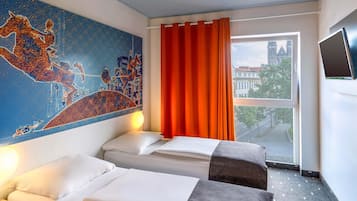 Twin Room | Hypo-allergenic bedding, desk, soundproofing, free WiFi