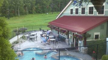 Indoor pool, outdoor pool