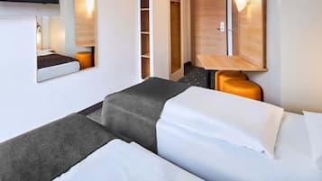 Schreibtisch, schallisolierte Zimmer, kostenloses WLAN, Bettwäsche