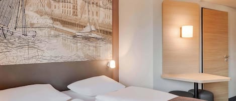 Bureau, chambres insonorisées, Wi-Fi gratuit, draps fournis