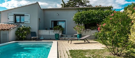 Una piscina climatizada