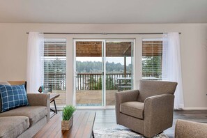 TV, fireplace, stereo