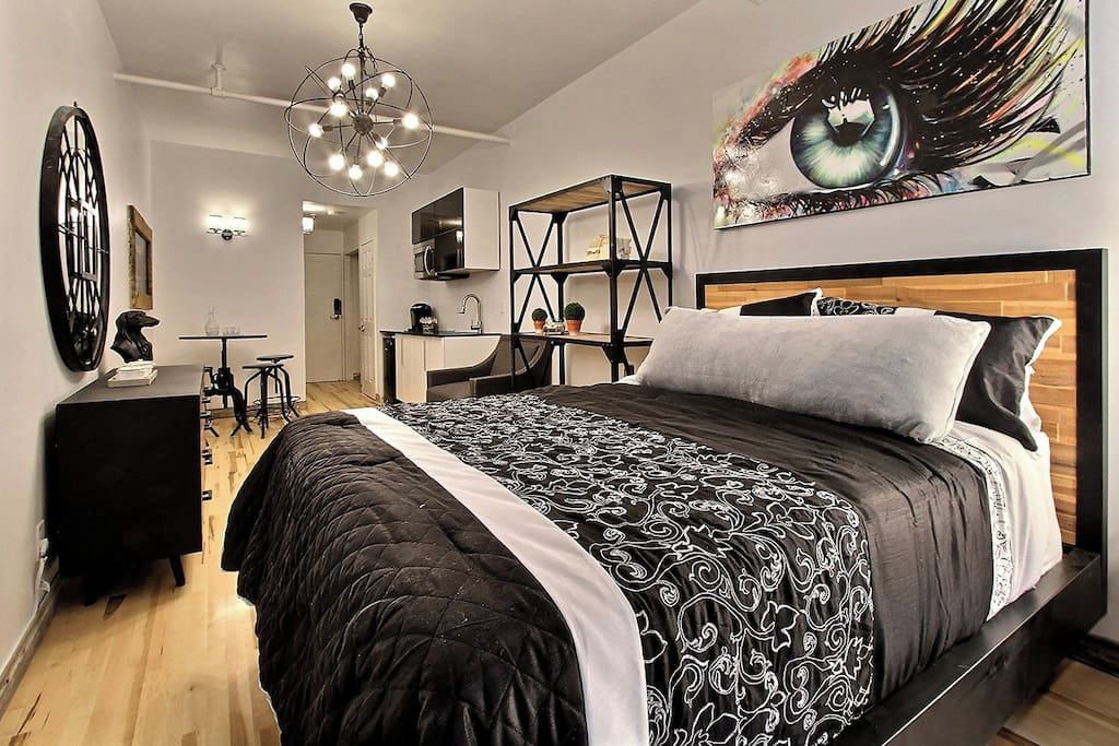 Desk, iron/ironing board, travel crib, WiFi (free)