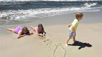 On the beach