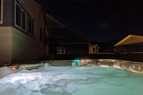 Bain à remous extérieur