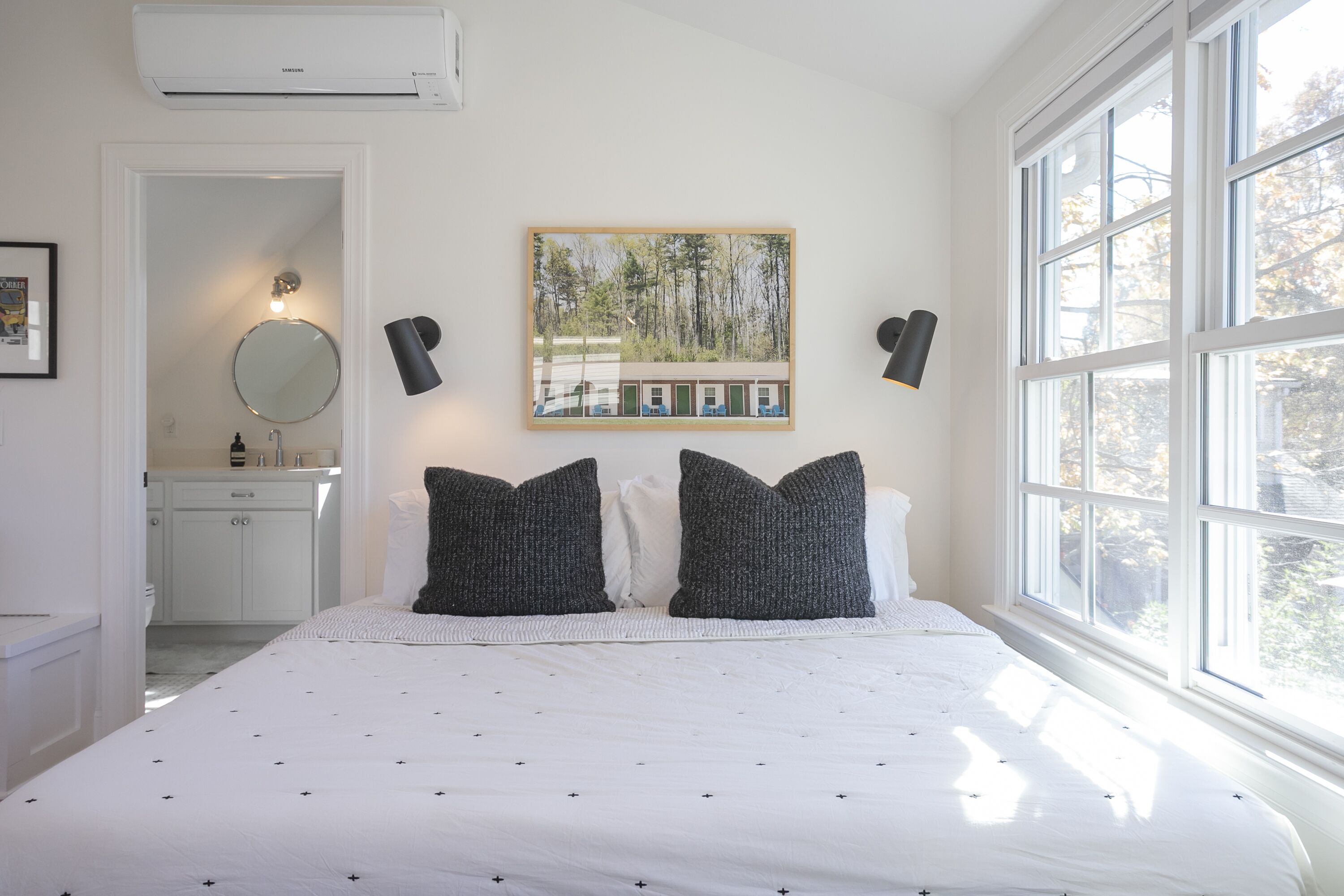 1 室のベッドルーム、アイロン / アイロン台、WiFi (無料)、ベッドシーツ