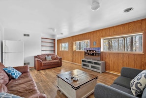 Fernseher, Kamin, Arbeitsbereiche