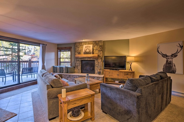 Breckenridge Vacation Rental | 2BR | 2BA | Stairs to Access | 1,124 Sq Ft