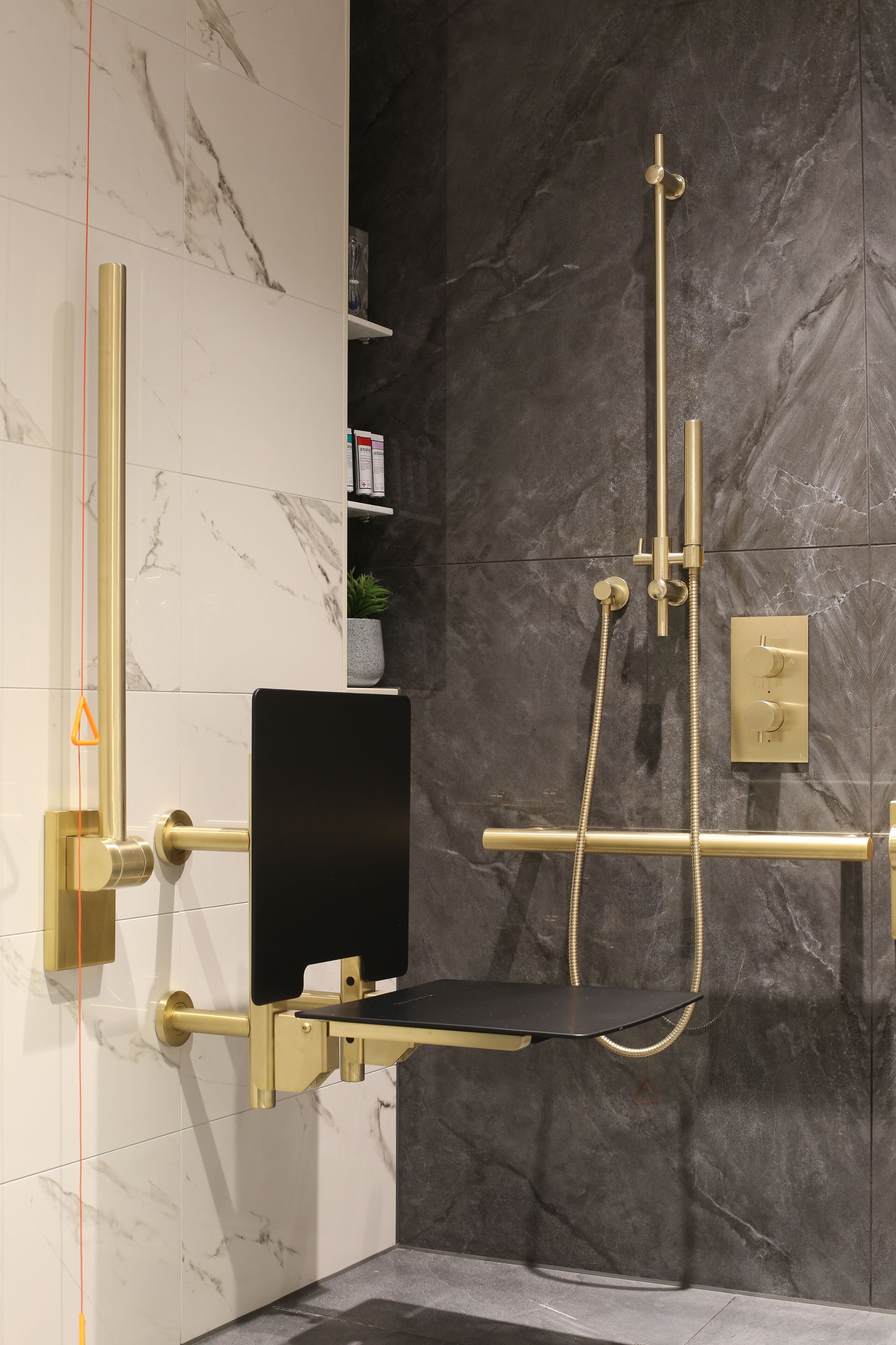 junior suite | bathroom | hair dryer, slippers, towels, soap