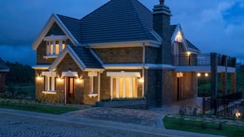 Front of property – evening/night