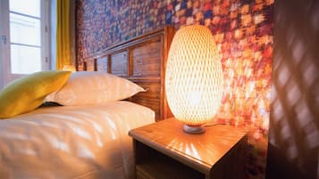 1 chambre, fer et planche Ă repasser, Wi-Fi gratuit, draps fournis